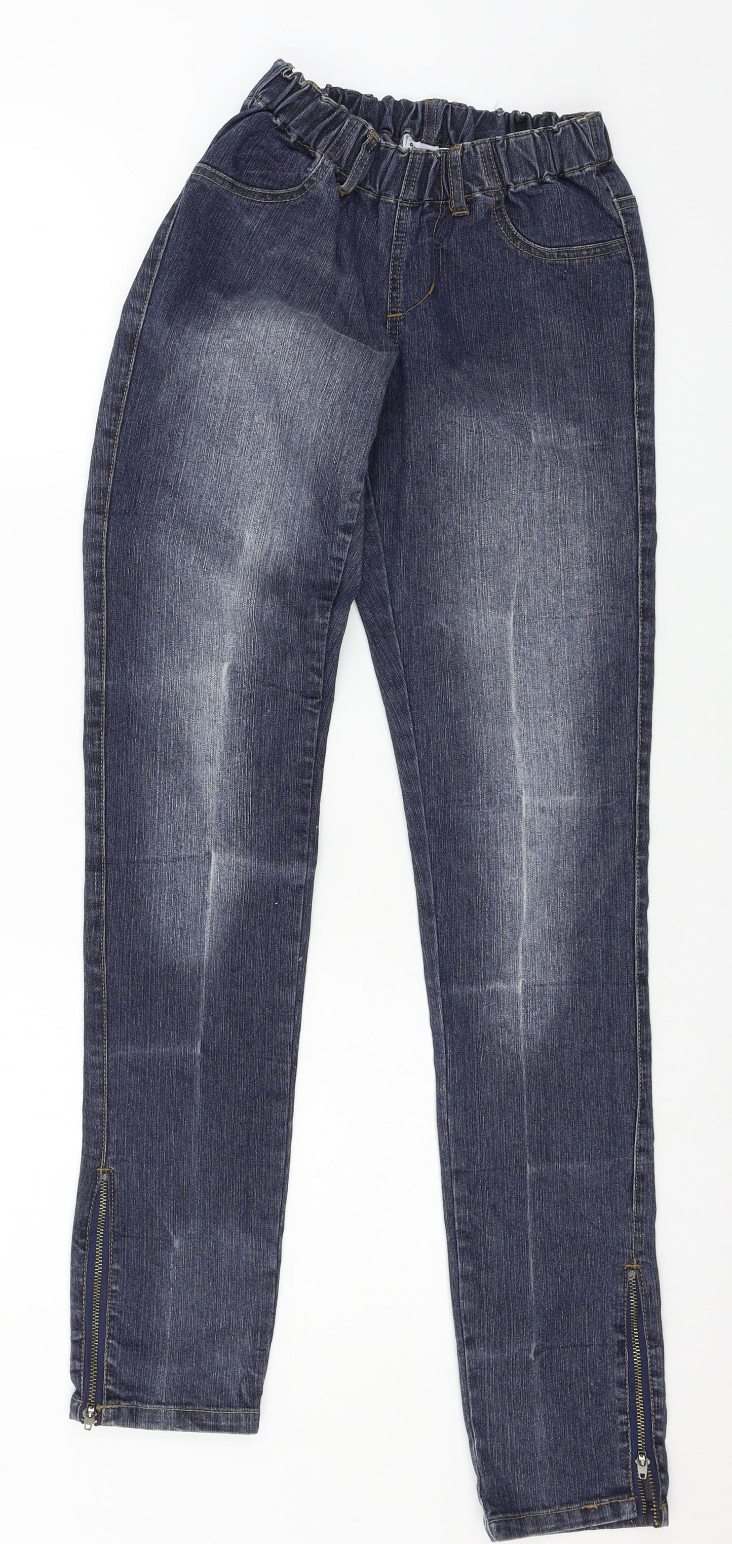 OKAY Womens Blue  Denim Skinny Jeans Size 6 L30 in