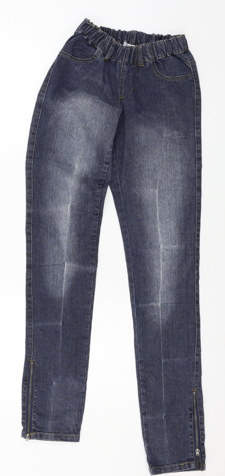 OKAY Womens Blue  Denim Skinny Jeans Size 6 L30 in