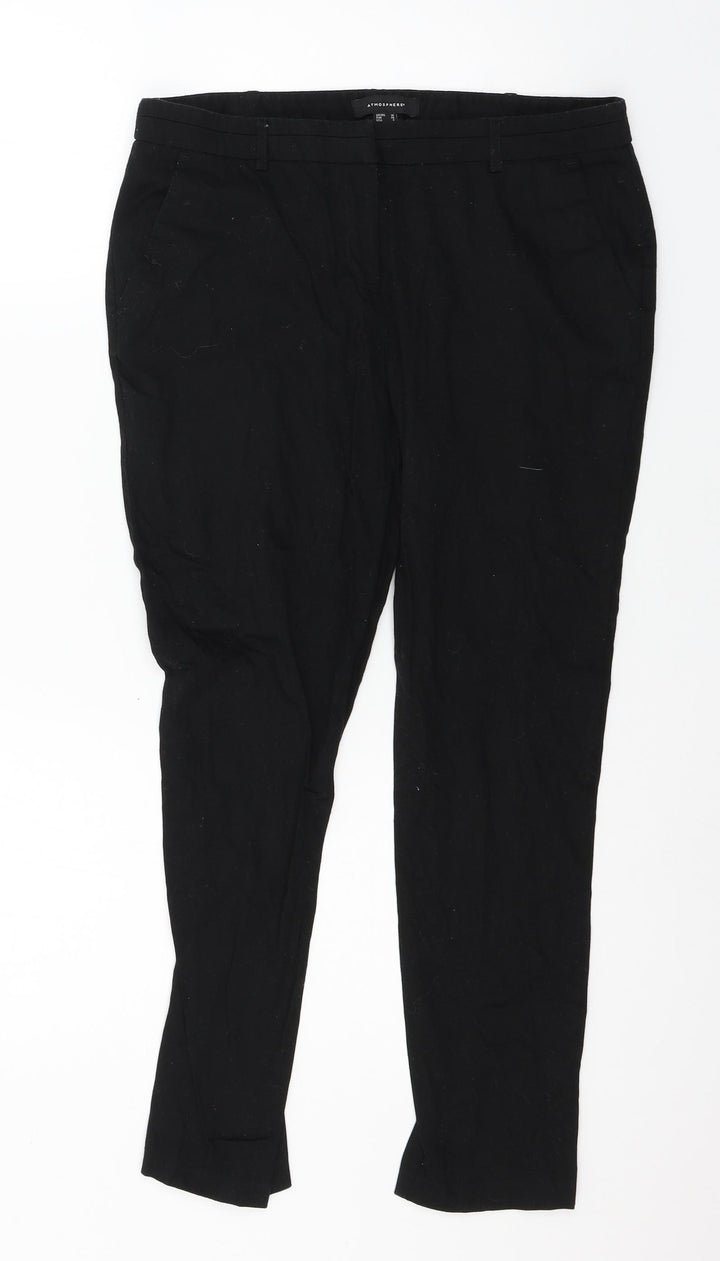 Atmosphere Womens Black   Trousers  Size 10 L26 in