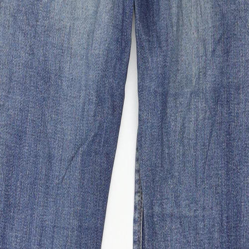 Replay Womens Blue  Denim Straight Jeans Size 24 in L30 in