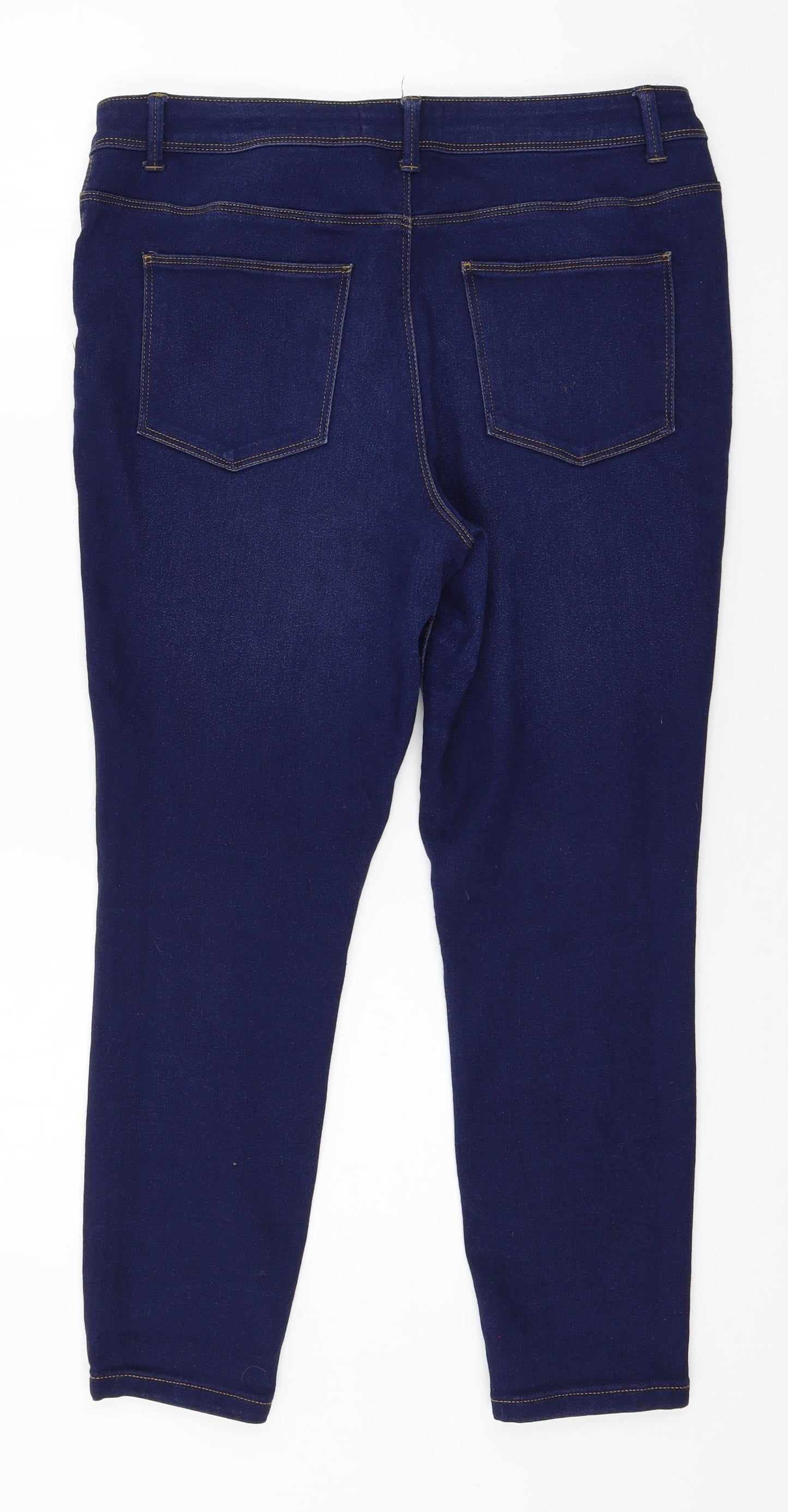 Denim & Co. Womens Blue  Denim Jegging Jeans Size 16 L25 in