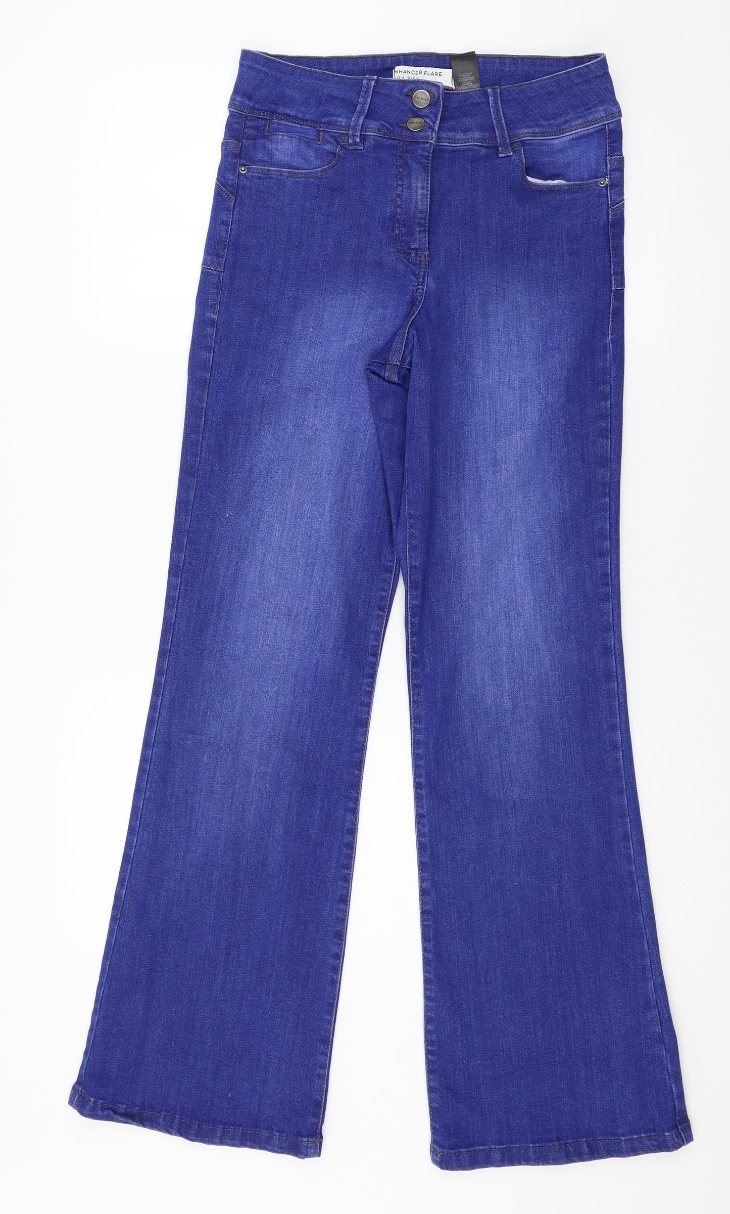 NEXT Womens Blue  Denim Flared Jeans Size 12 L30 in