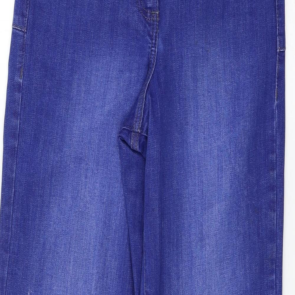 NEXT Womens Blue  Denim Flared Jeans Size 12 L30 in