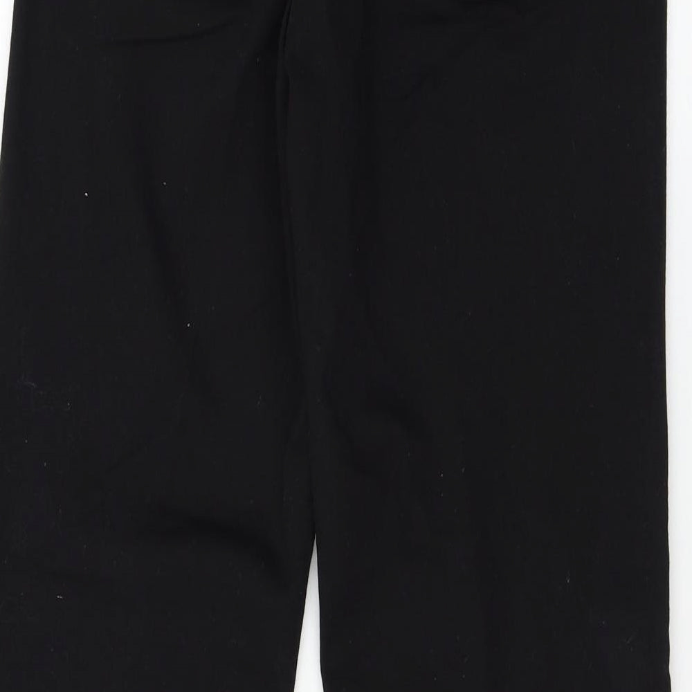 NEXT Womens Black  Denim Flared Jeans Size 12 L30 in
