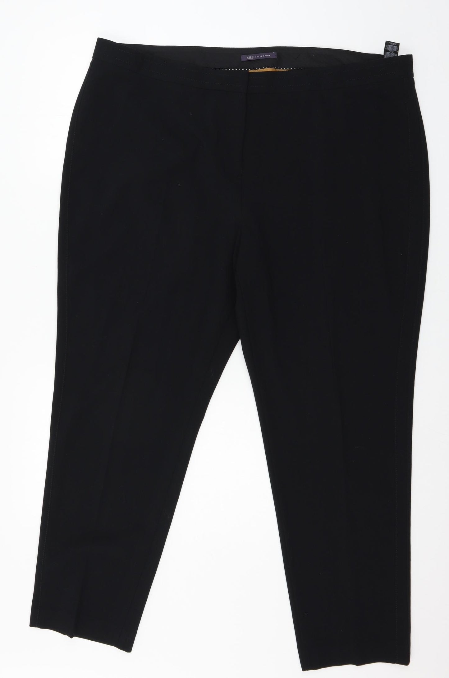 Marks and Spencer Womens Beige   Trousers  Size 22 L28 in