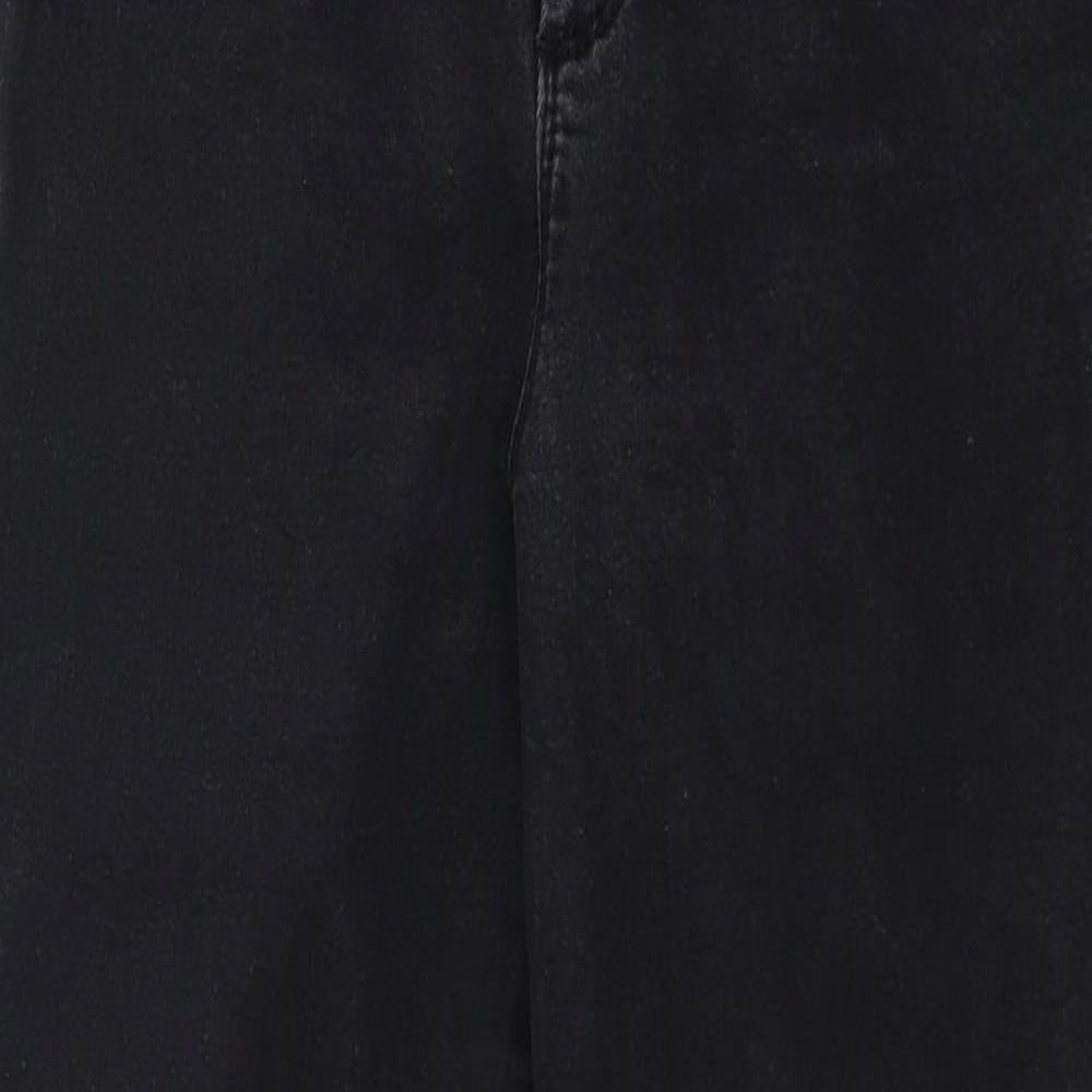 Denim & Co. Womens Grey  Denim Skinny Jeans Size 12 L24 in