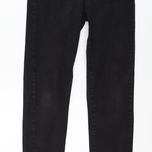 Denim & Co. Womens Grey  Denim Skinny Jeans Size 12 L29 in