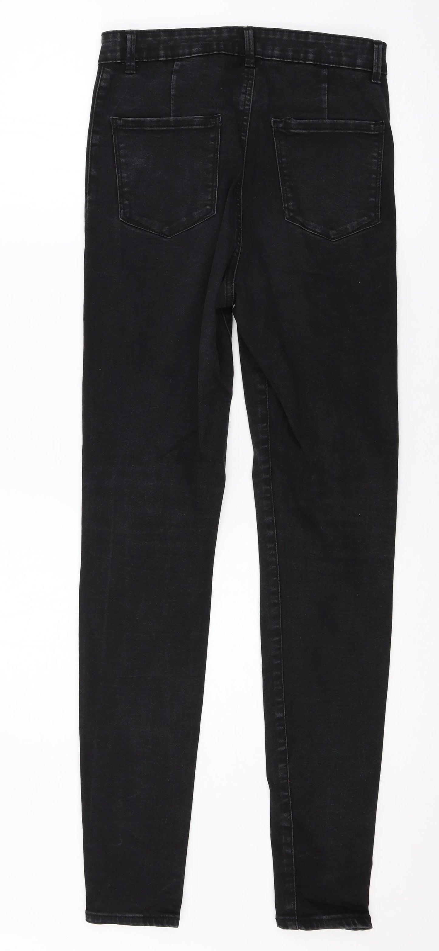 Denim & Co. Womens Grey  Denim Skinny Jeans Size 12 L29 in