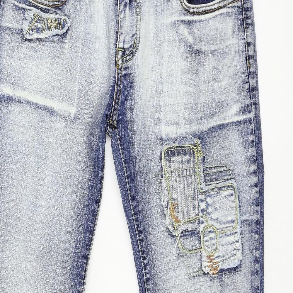 Pilot Womens Blue  Denim Bootcut Jeans Size 16 L30 in