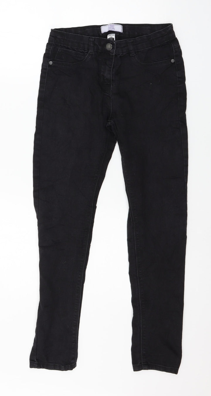 St Bernard Womens Black Denim Skinny Jeans Size 26 in L27 in