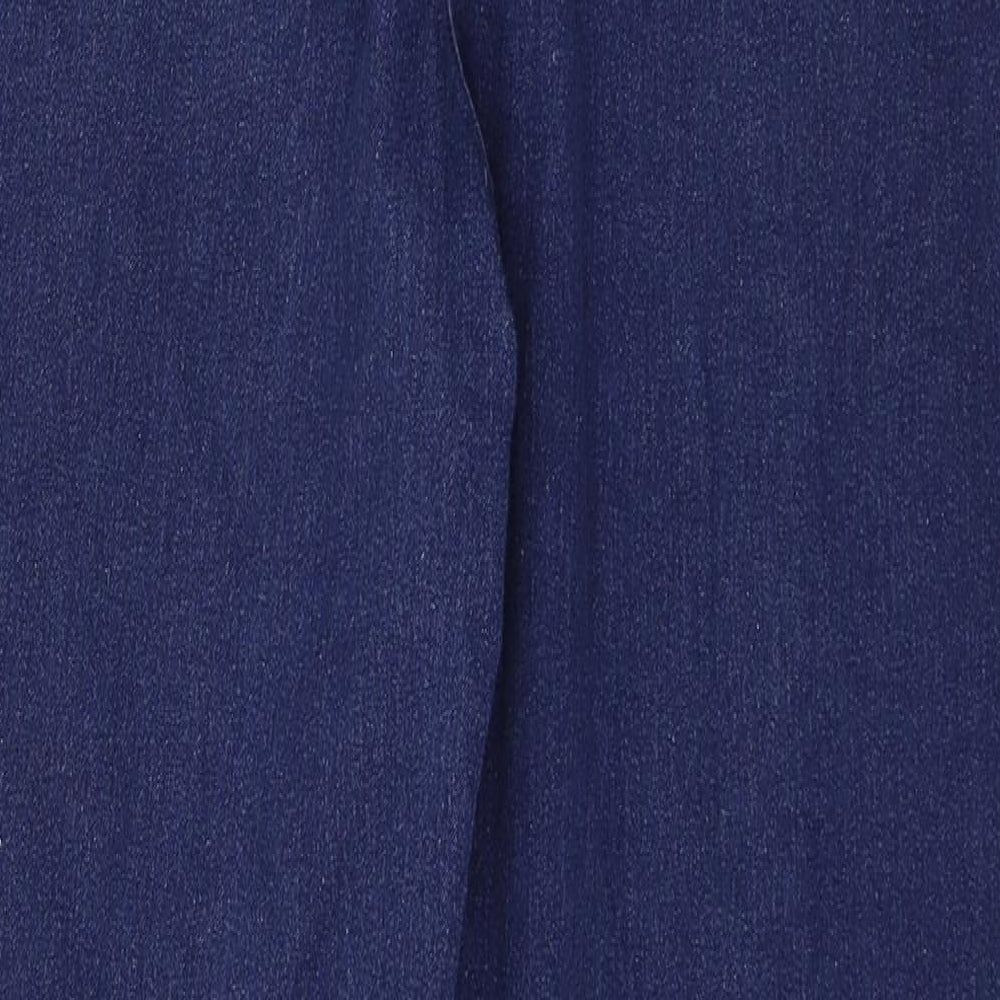 M&Co Womens Blue  Denim Jegging Jeans Size 14 L27 in