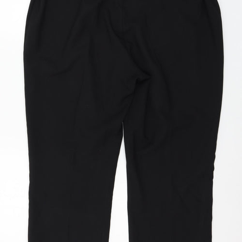 Tailored Womens Black   Trousers  Size 18 L26 in