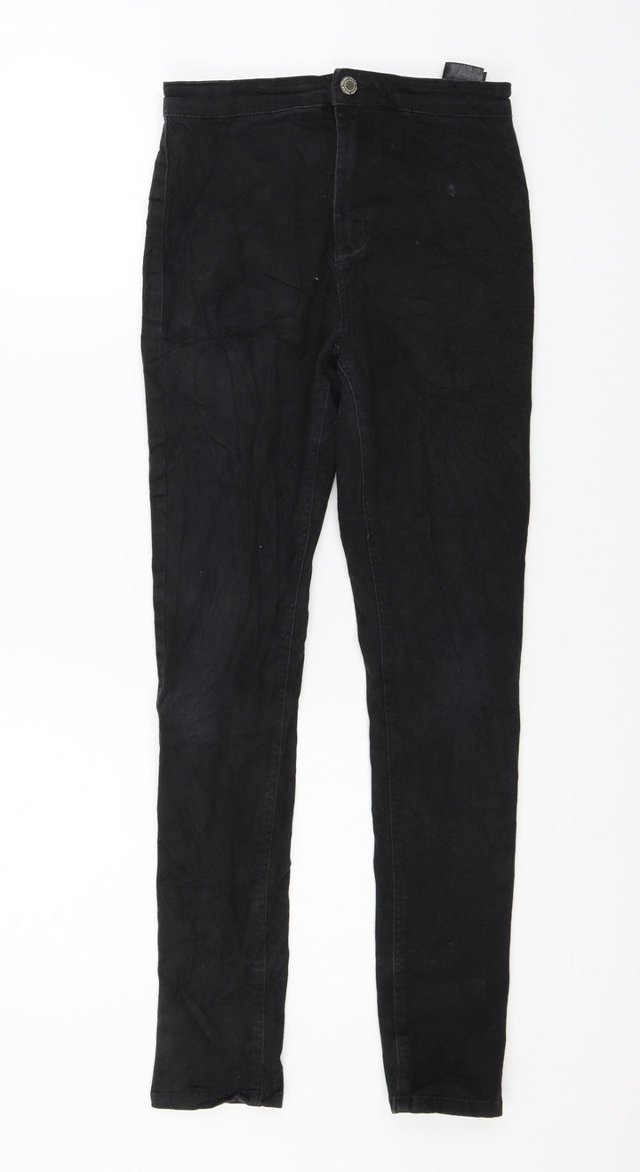 H&M Girls Black Denim Skinny Jeans Size 13 Years