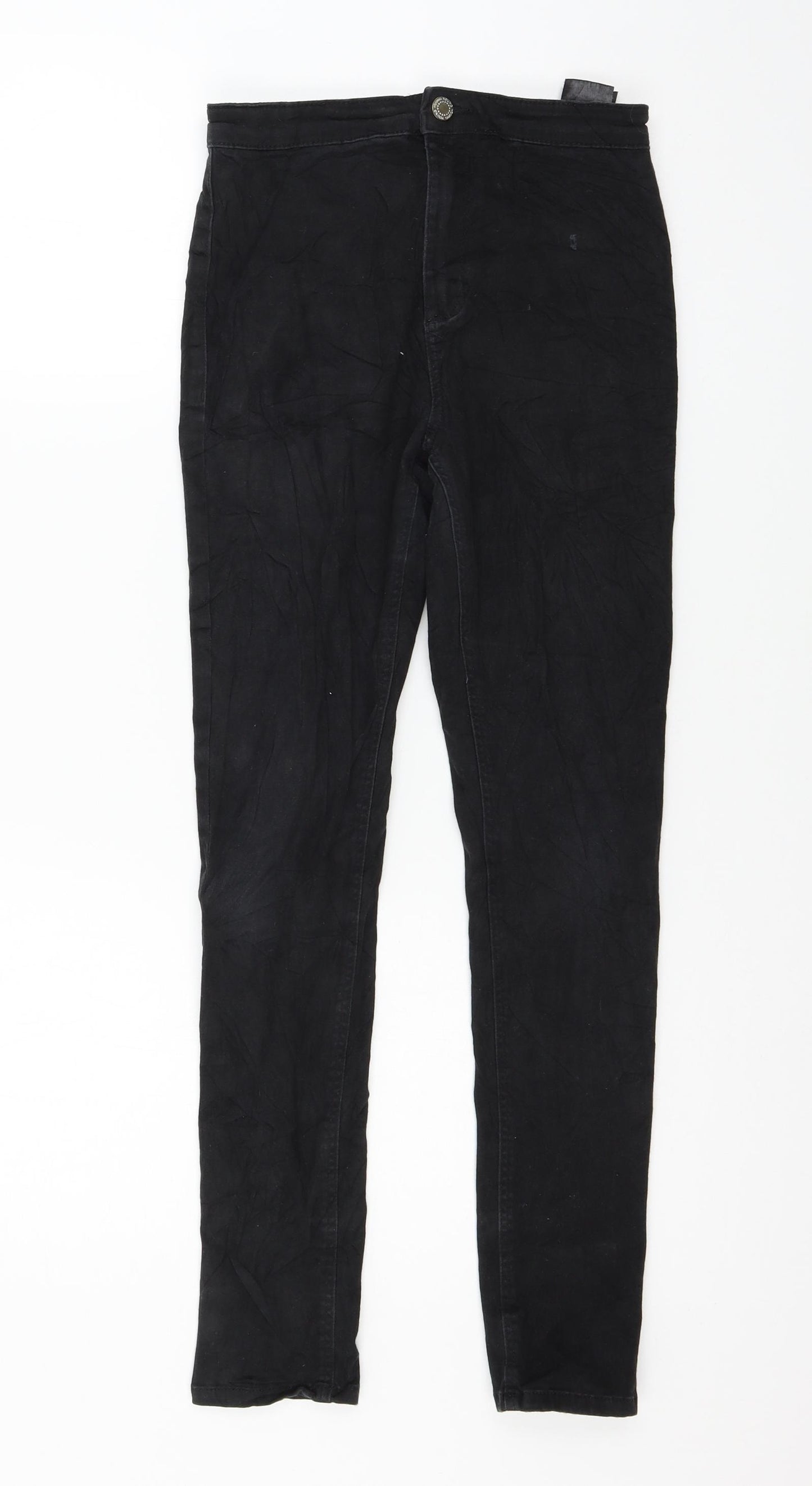 H&M Girls Black  Denim Skinny Jeans Size 13 Years