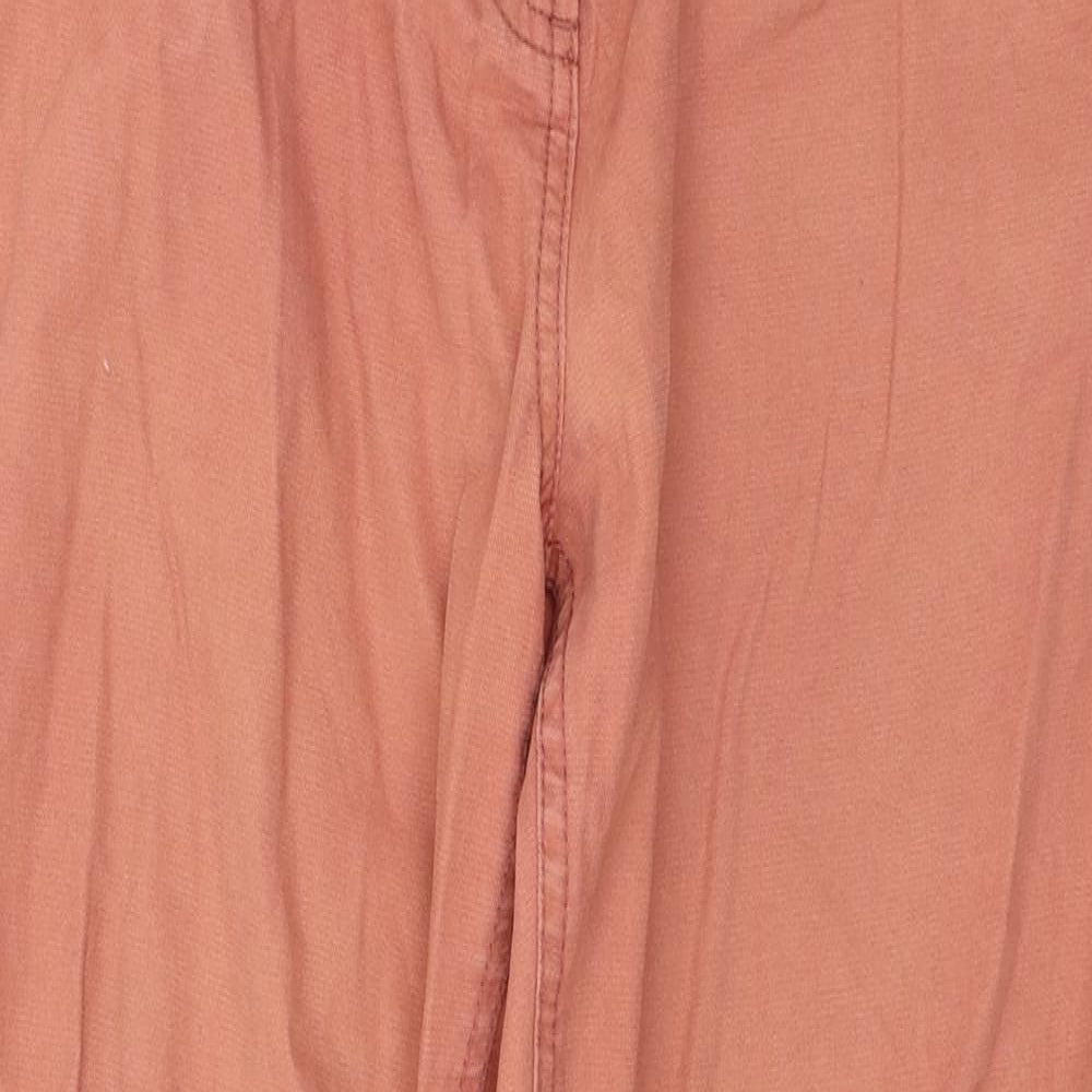 NEXT Womens Orange   Chino Trousers Size 12 L27 in