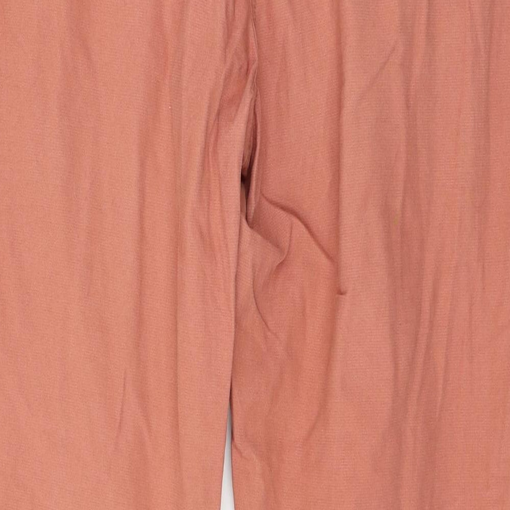 NEXT Womens Orange   Chino Trousers Size 12 L27 in