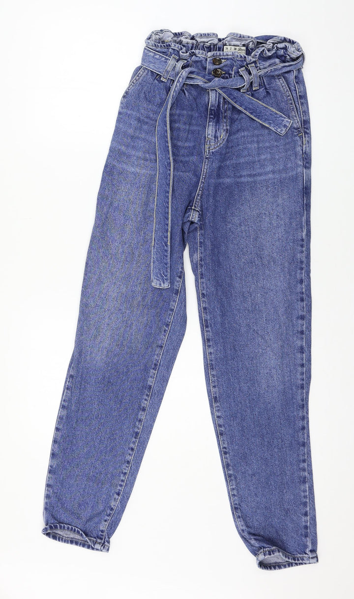 Denim & Co. Womens Blue Denim Skinny Jeans Size 6 L27 in