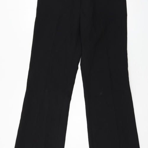 Xe Womens Black   Trousers  Size 12 L31 in