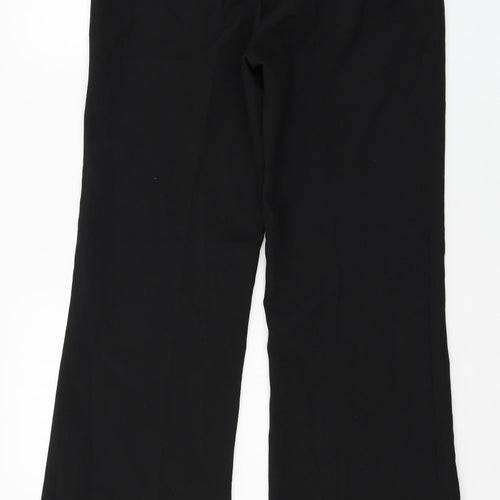 Xe Womens Black   Trousers  Size 12 L31 in