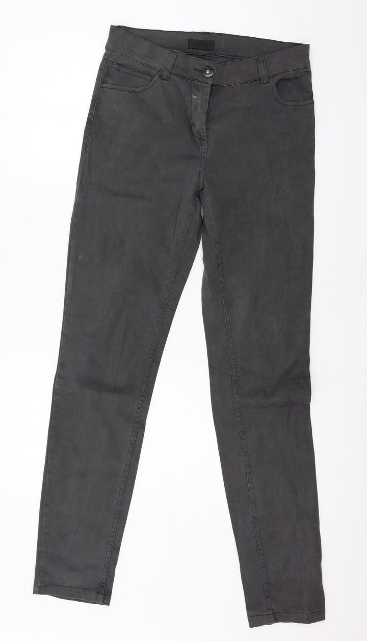 Snob Womens Grey  Denim Skinny Jeans Size 10 L30 in