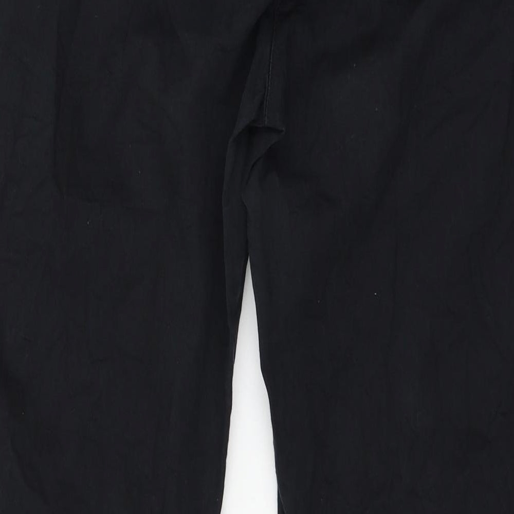 C&A Womens Black   Cargo Trousers Size 12 L27 in