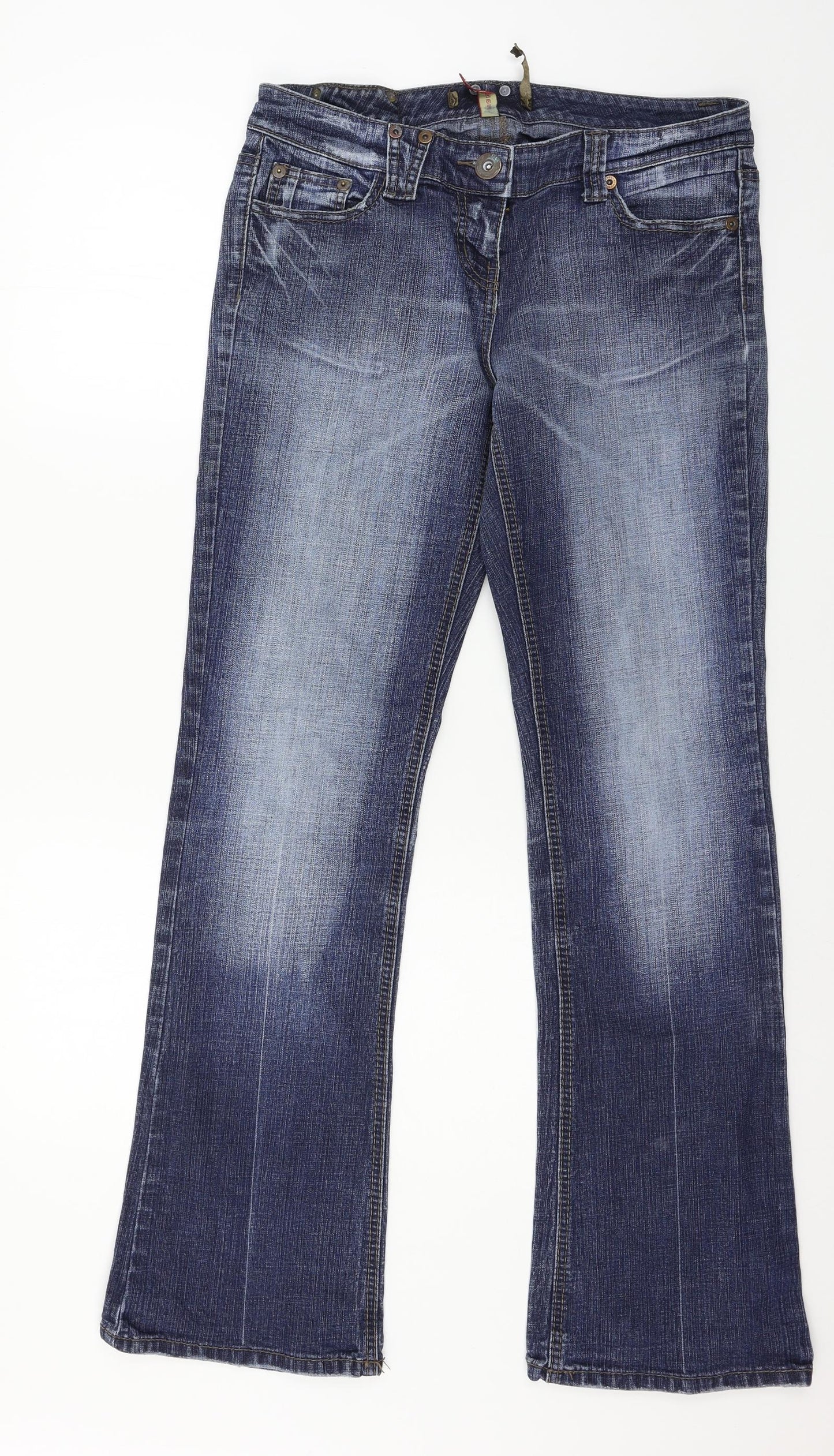 River Island Womens Blue  Denim Bootcut Jeans Size 14 L31 in