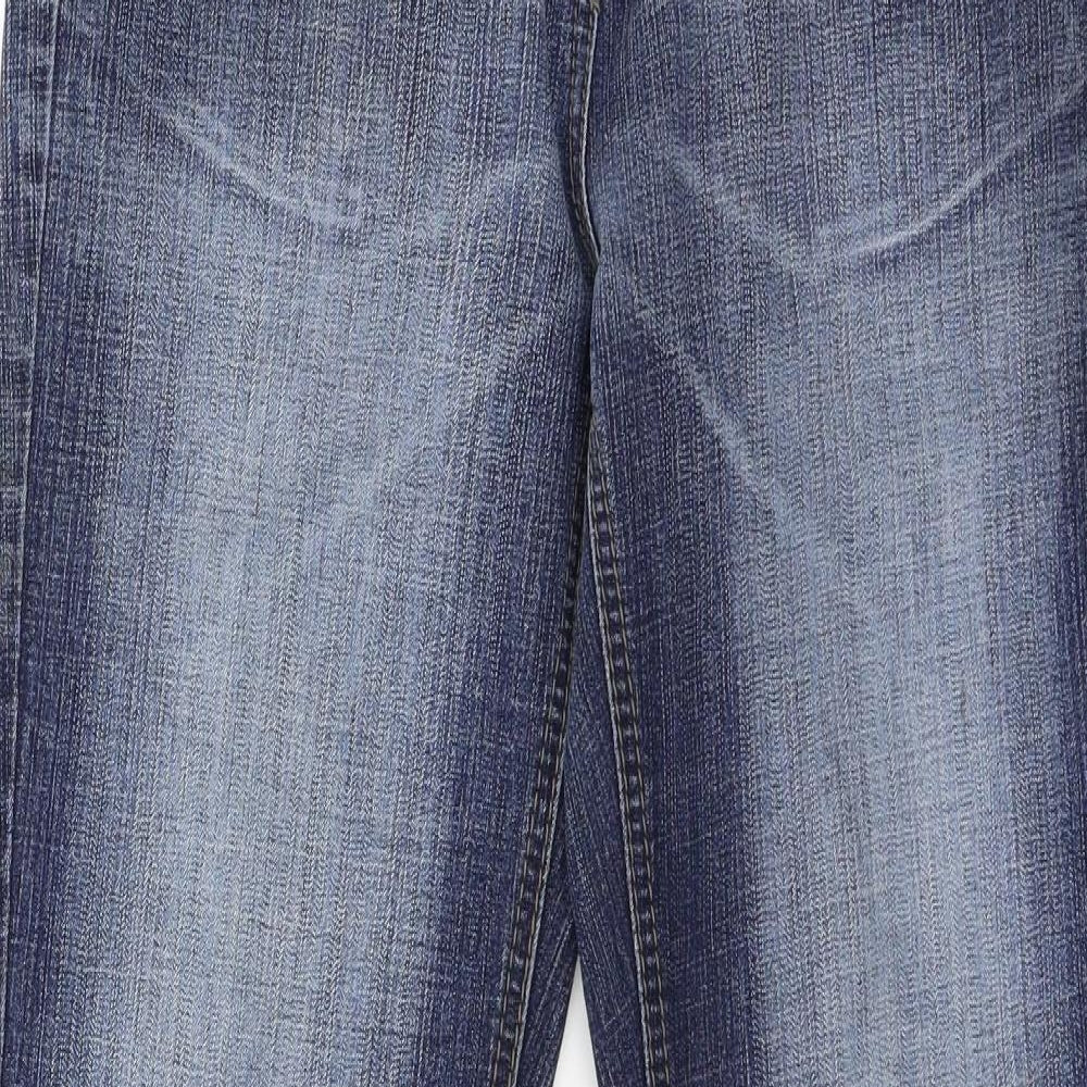 River Island Womens Blue  Denim Bootcut Jeans Size 14 L31 in