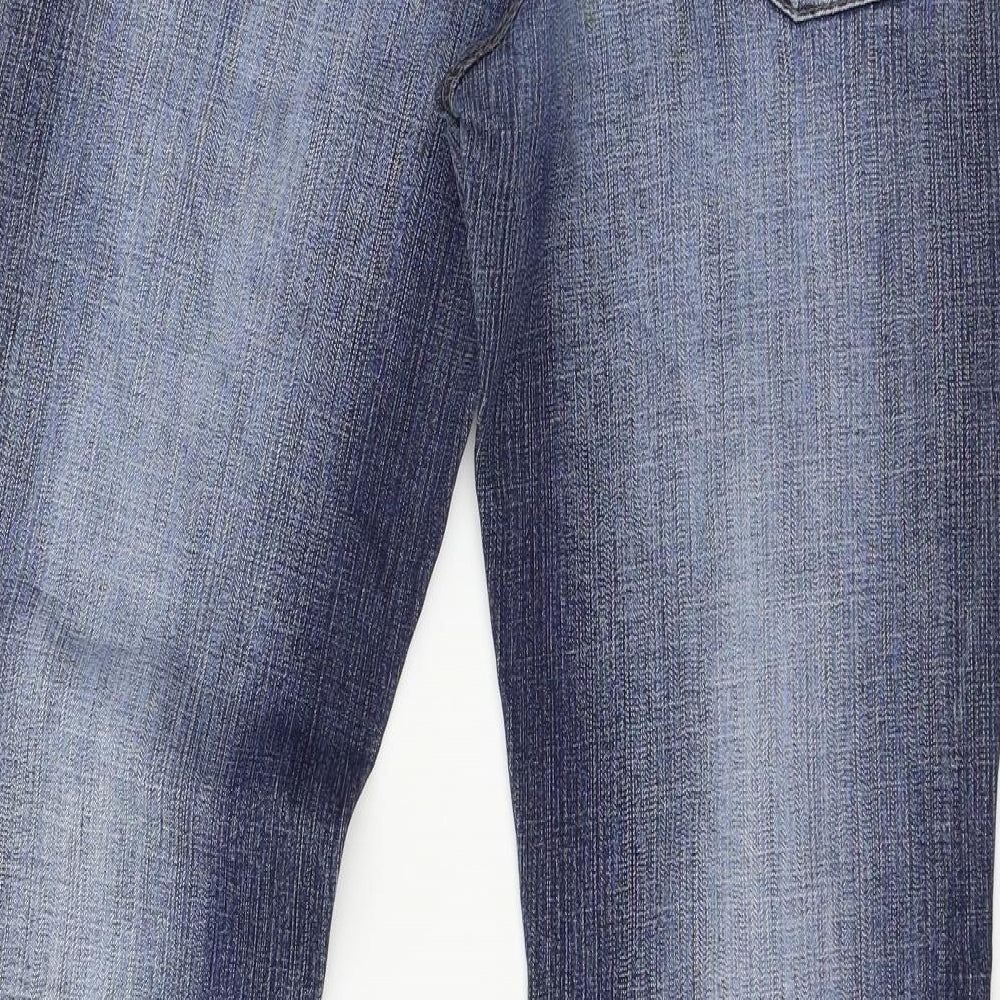 River Island Womens Blue  Denim Bootcut Jeans Size 14 L31 in