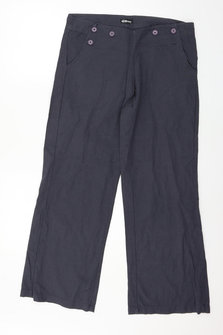 Chillytime Womens Blue Trousers Size 14 L29 in