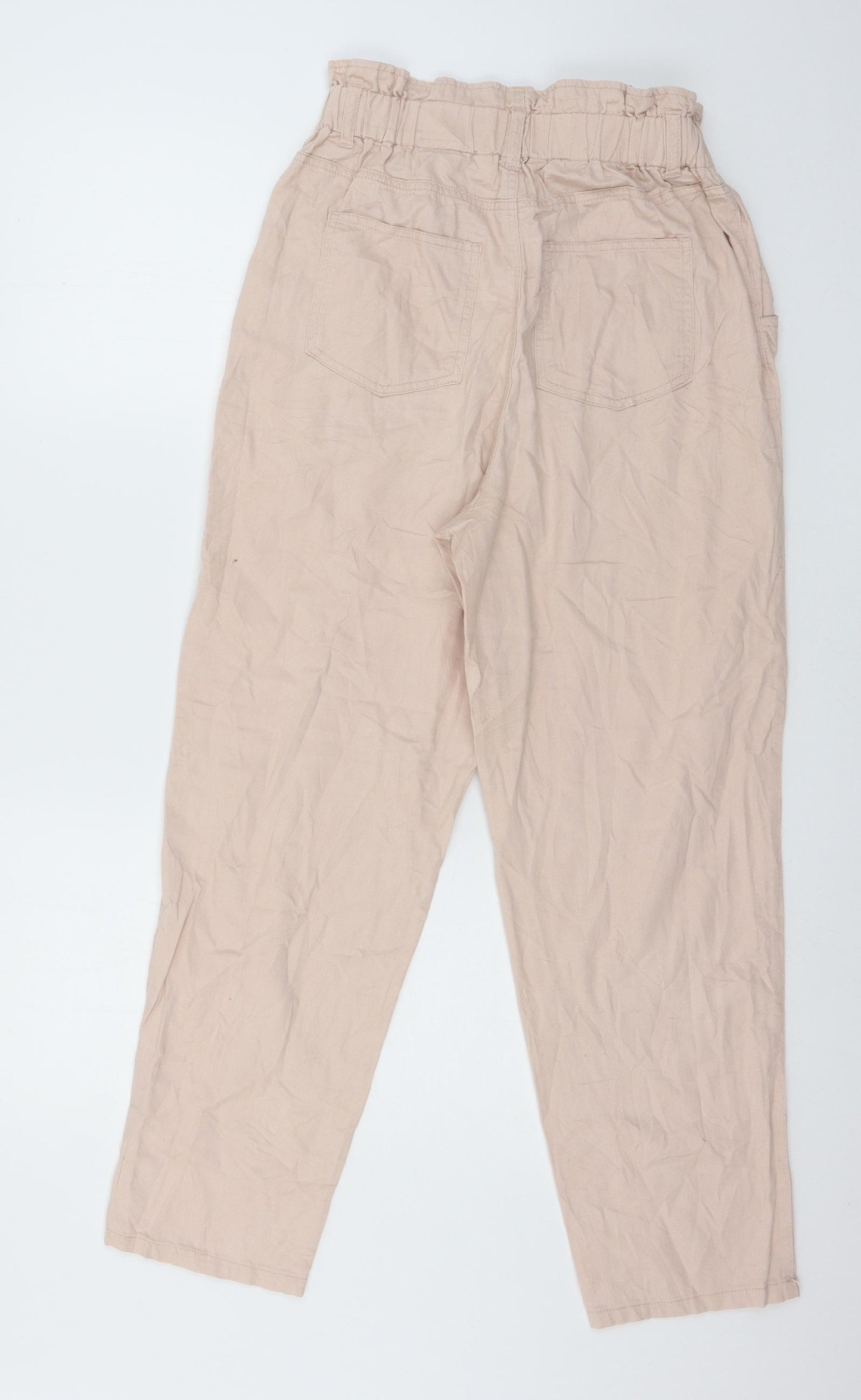 H&M Womens Pink   Trousers  Size 10 L27 in