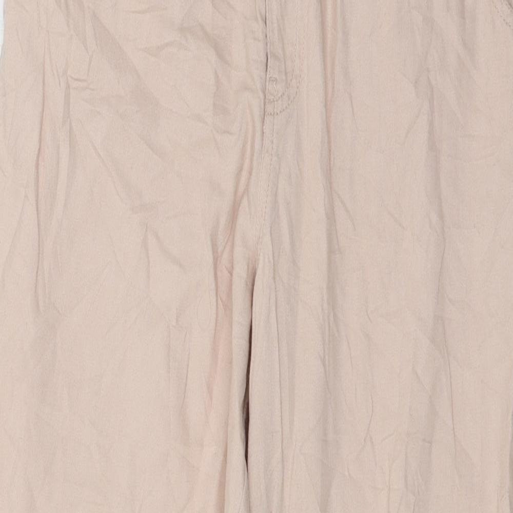 H&M Womens Pink   Trousers  Size 10 L27 in