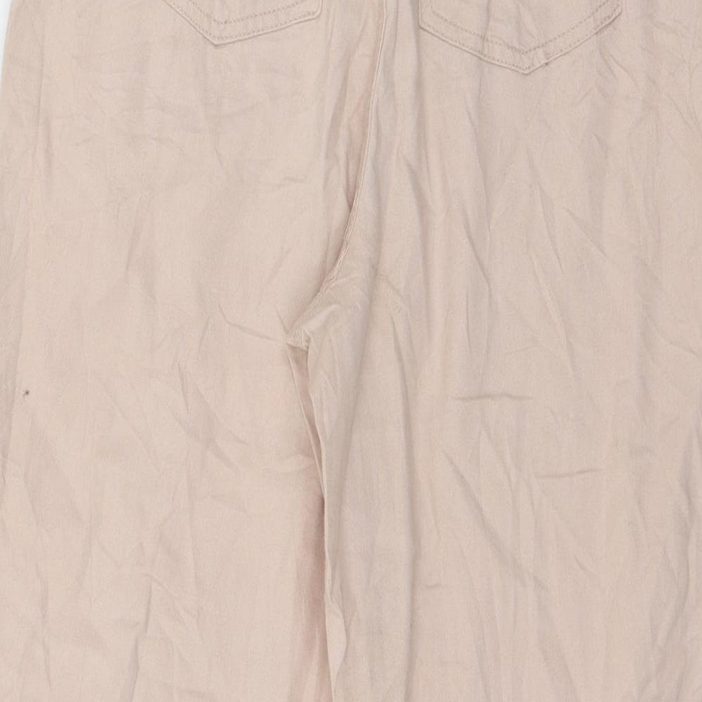 H&M Womens Pink   Trousers  Size 10 L27 in