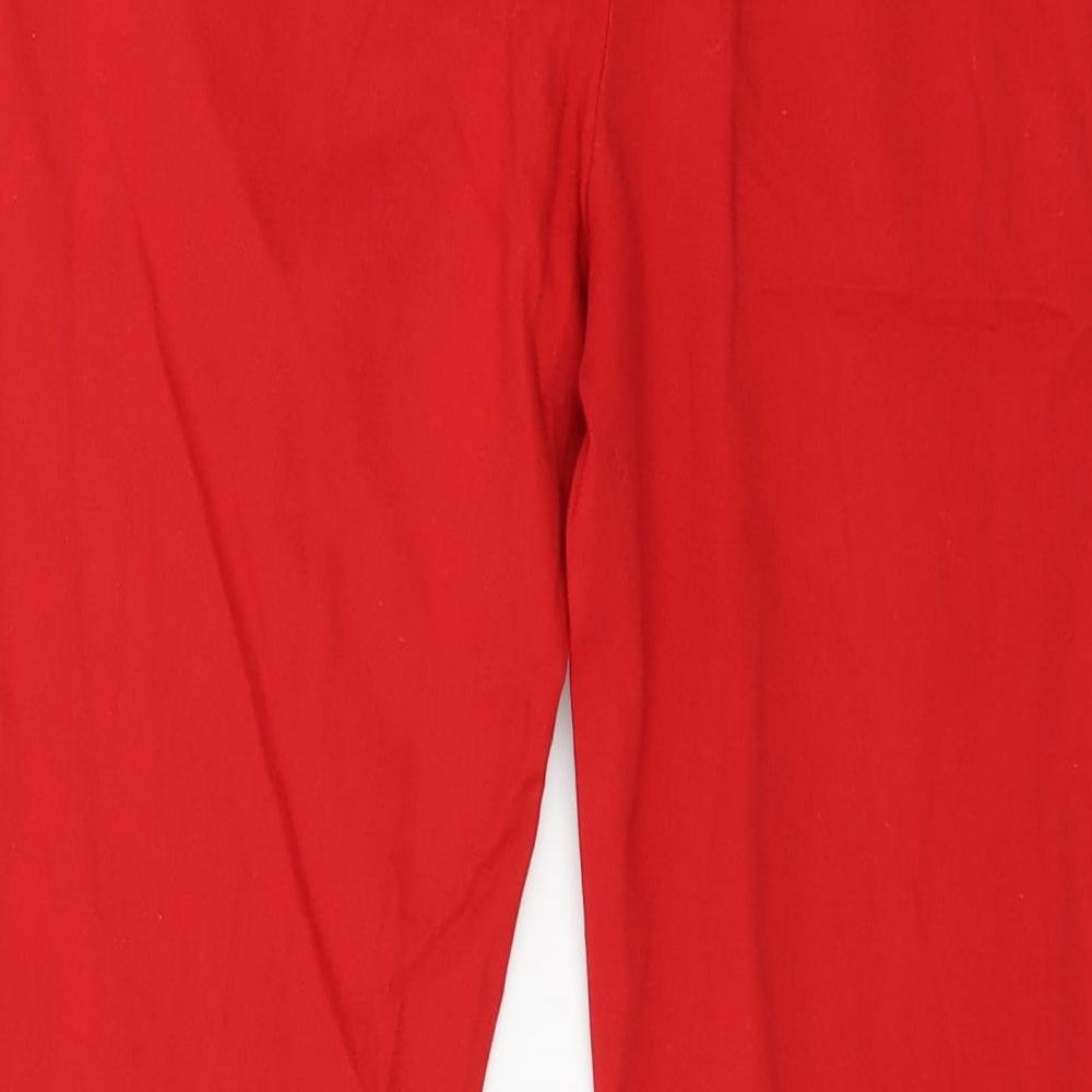 Atmosphere Womens Red   Trousers  Size 10 L25 in