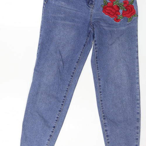 Matalan Womens Blue  Denim Skinny Jeans Size 10 L28 in