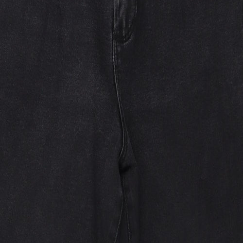 Denim & Co. Womens Grey  Denim Skinny Jeans Size 14 L24 in