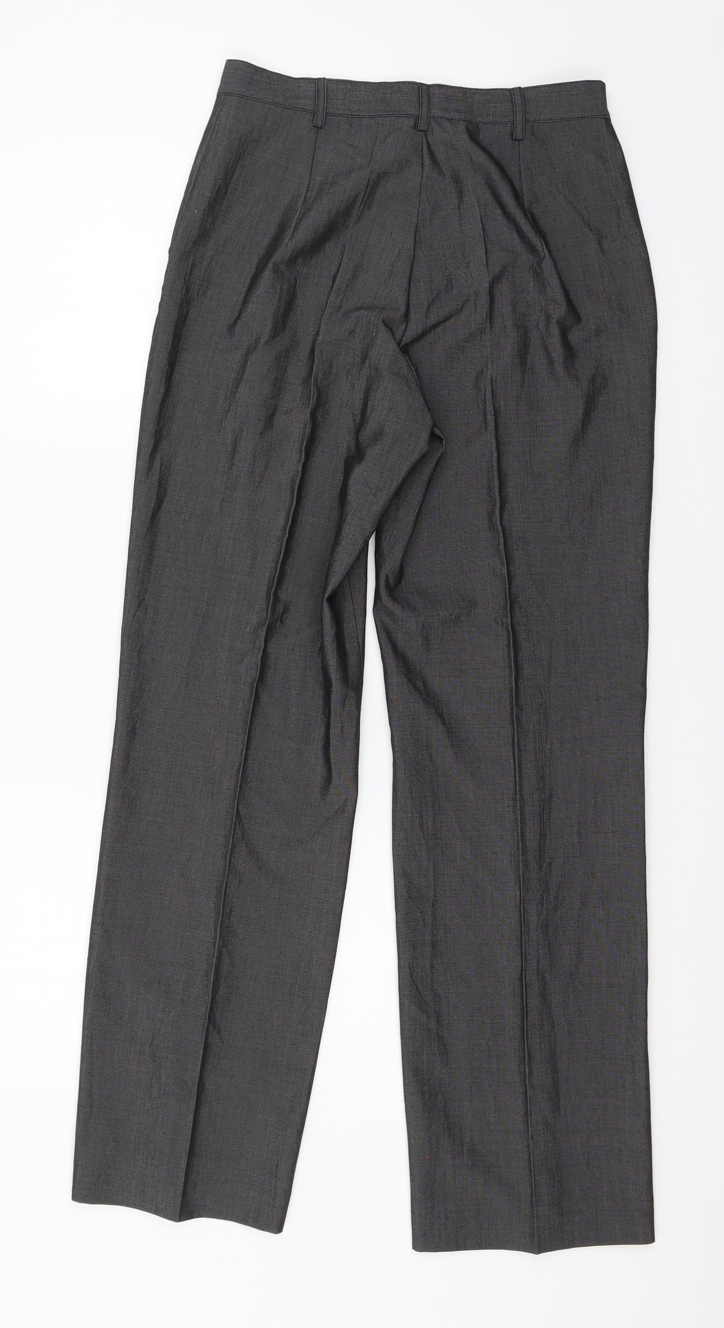 Vera Womens Grey   Trousers  Size 12 L30 in