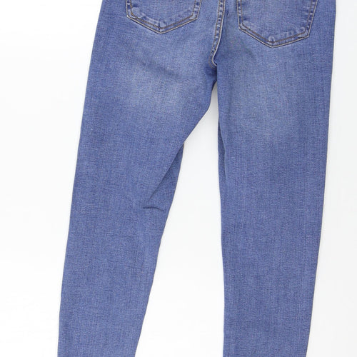Denim & Co. Womens Blue  Denim Skinny Jeans Size 8 L25 in