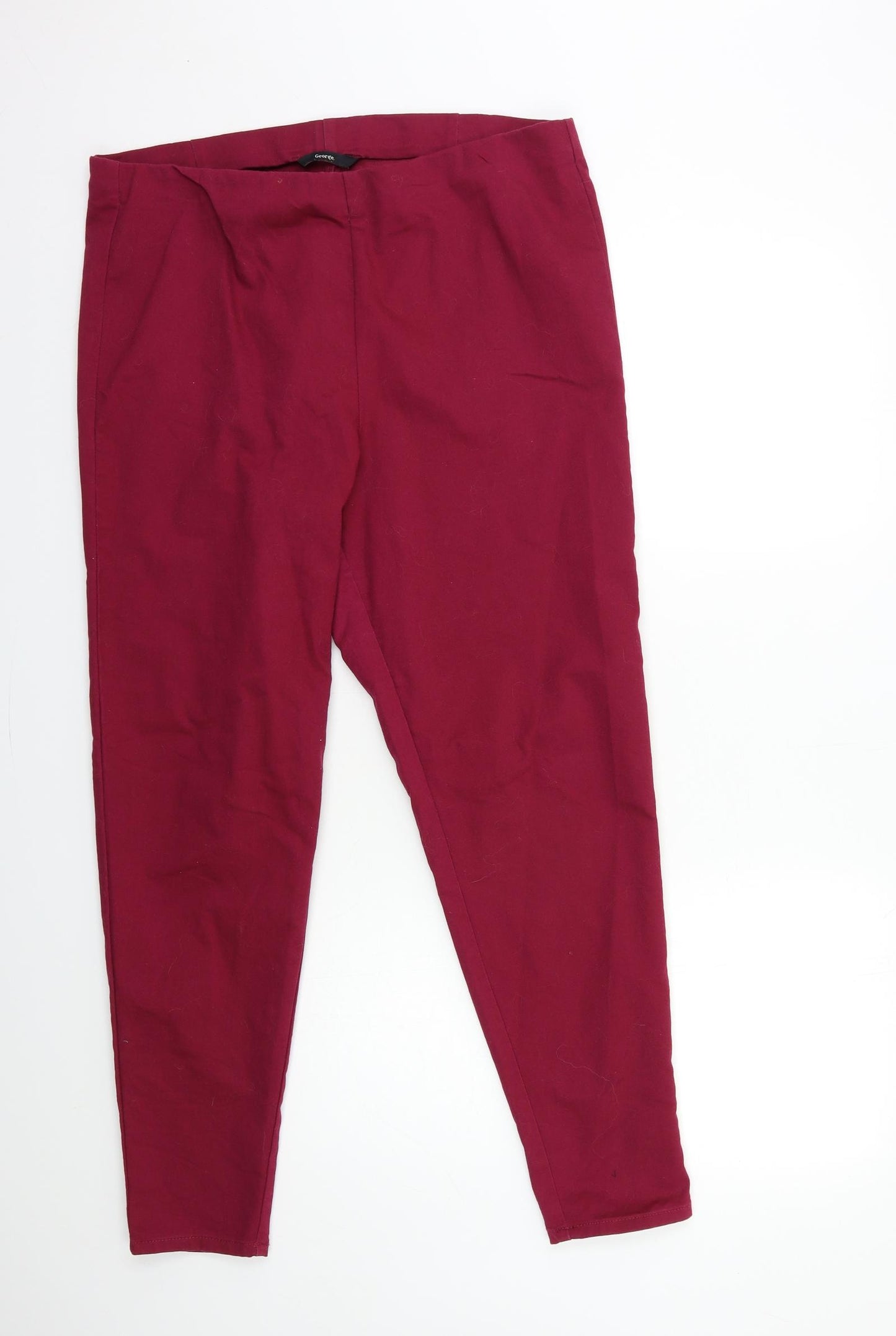 George Mens Red  Denim Jegging Jeans Size 18 L28 in