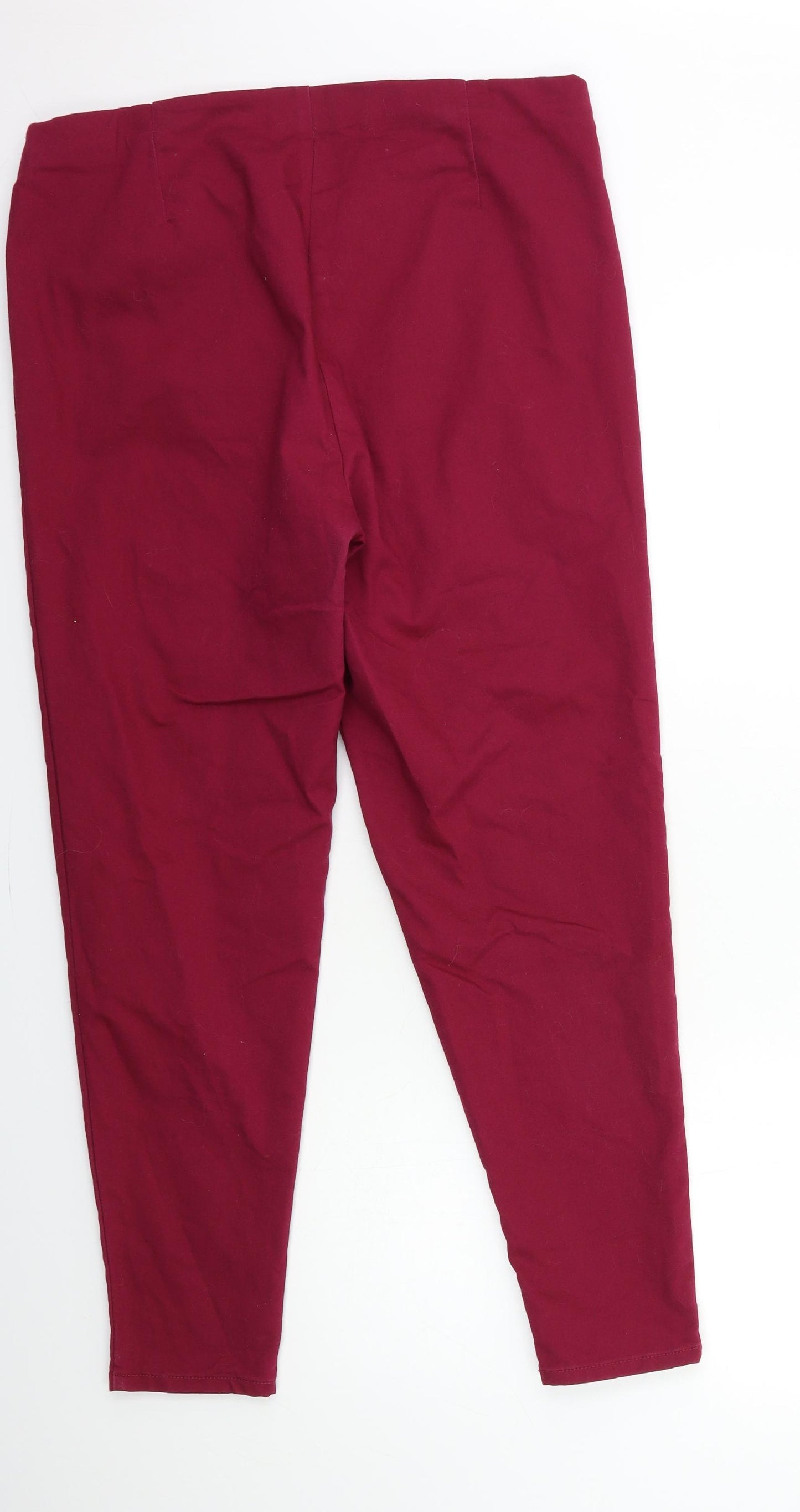 George Mens Red  Denim Jegging Jeans Size 18 L28 in