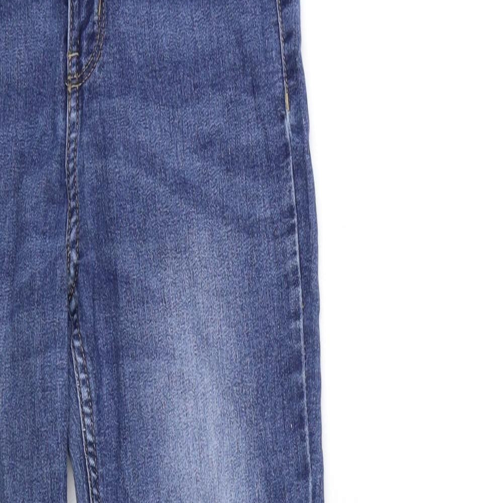 H&M Womens Blue  Denim Skinny Jeans Size 6 L28 in
