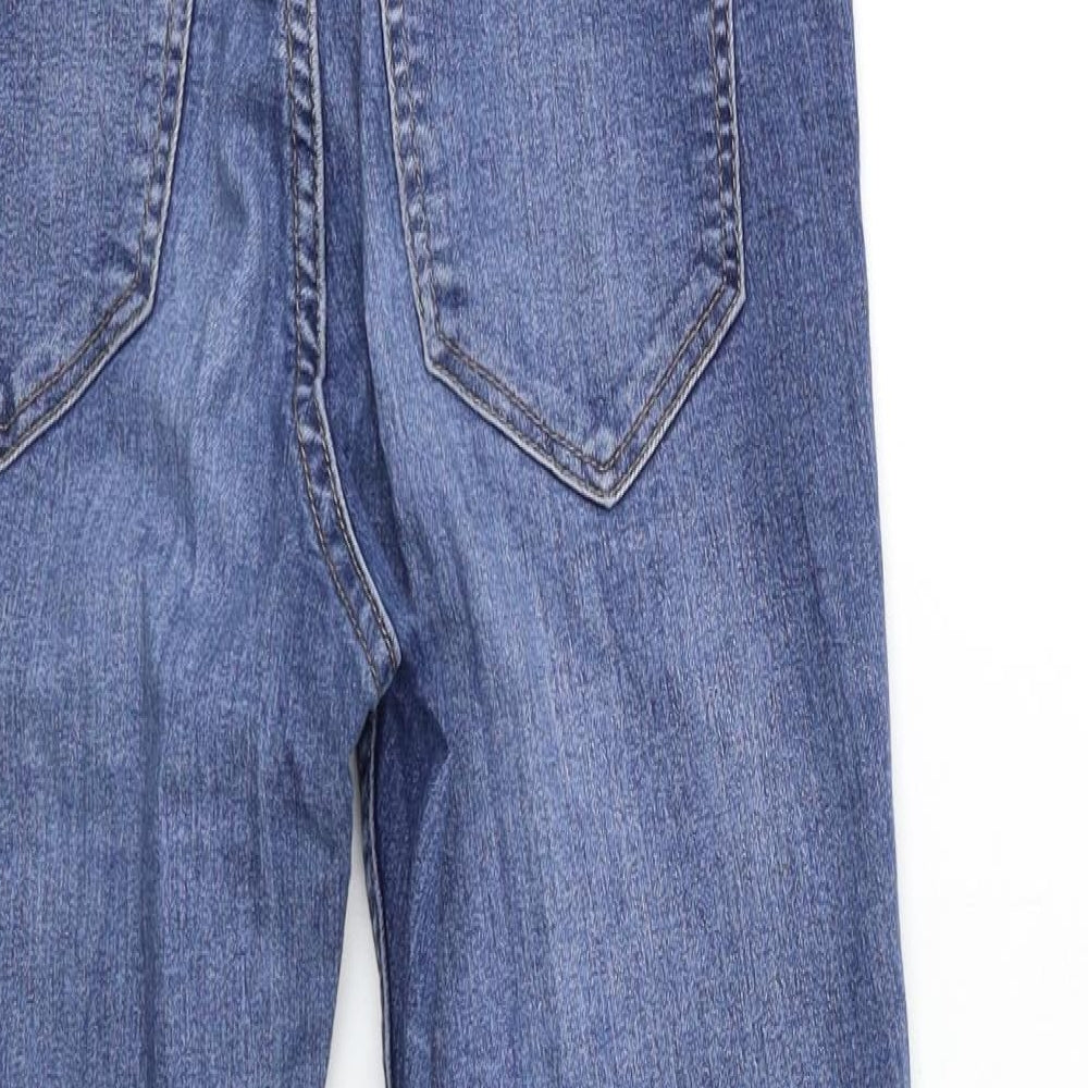 H&M Womens Blue  Denim Skinny Jeans Size 6 L28 in