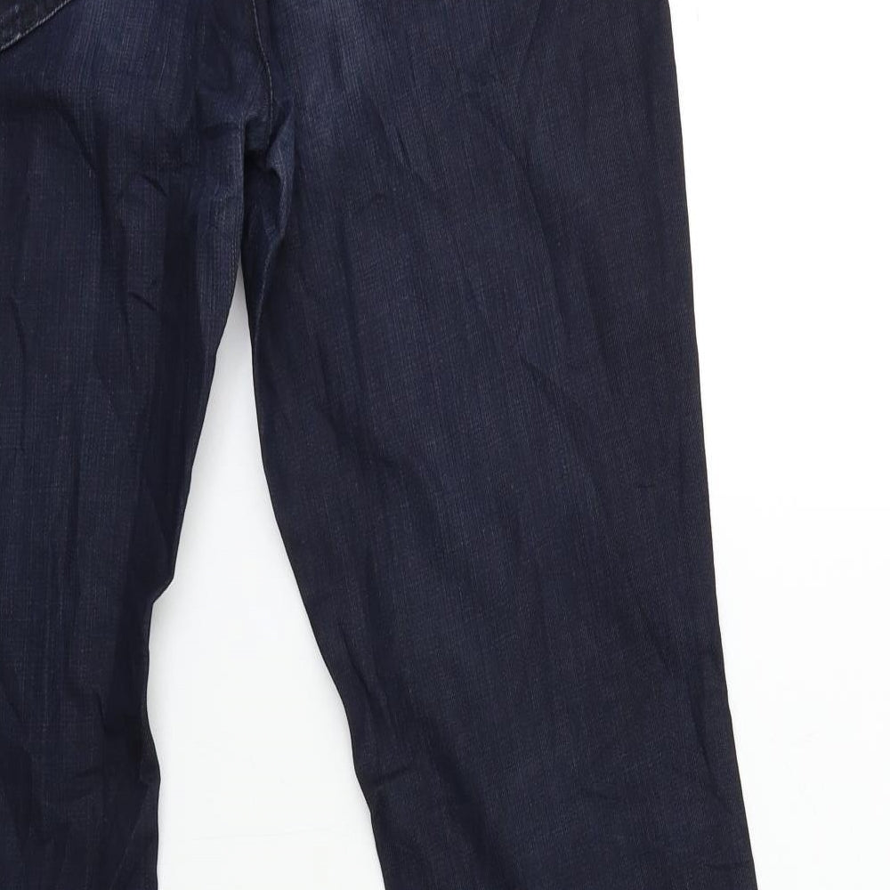 Esprit Womens Blue  Denim Straight Jeans Size 14 L30 in