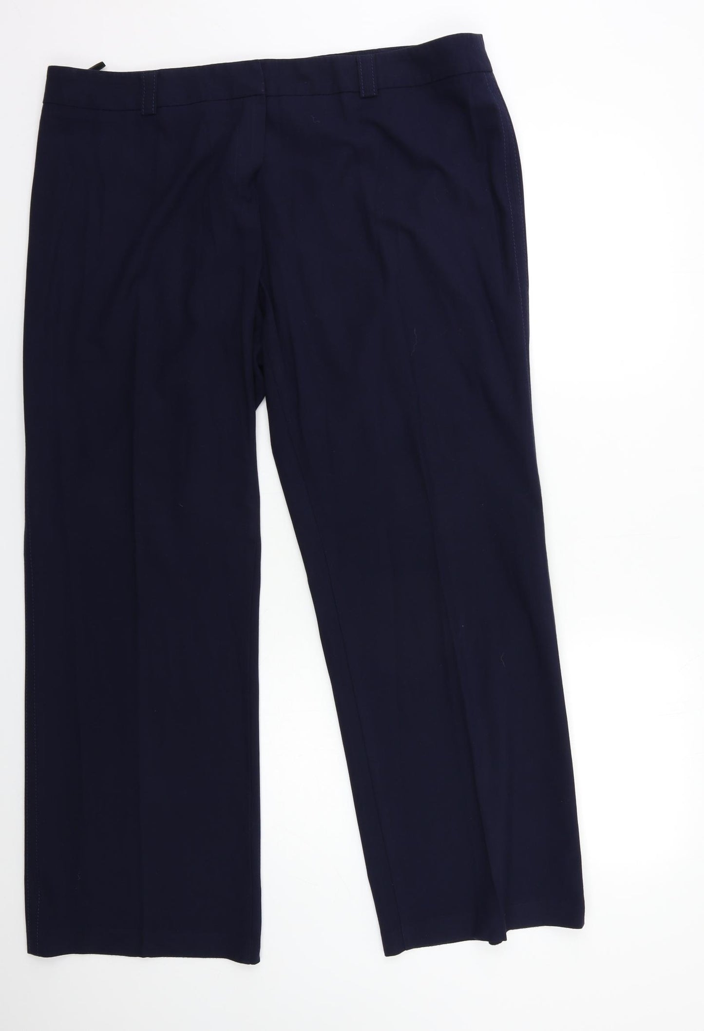 Marks and Spencer Womens Blue   Trousers  Size 22 L31 in