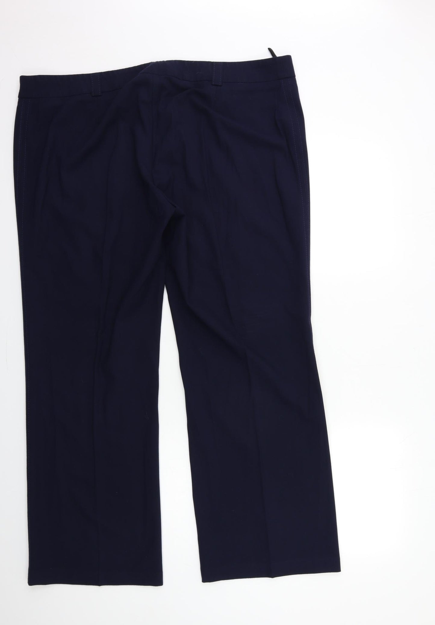 Marks and Spencer Womens Blue   Trousers  Size 22 L31 in