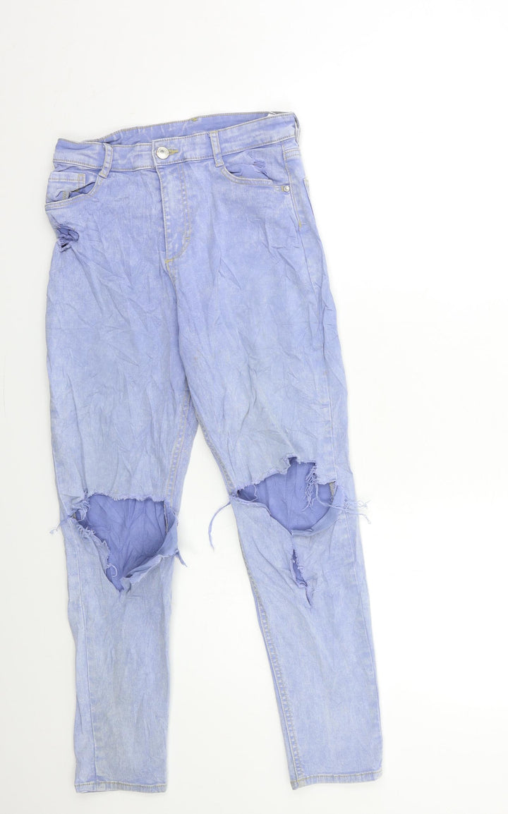 H&M Girls Blue Denim Skinny Jeans Size 12 Years