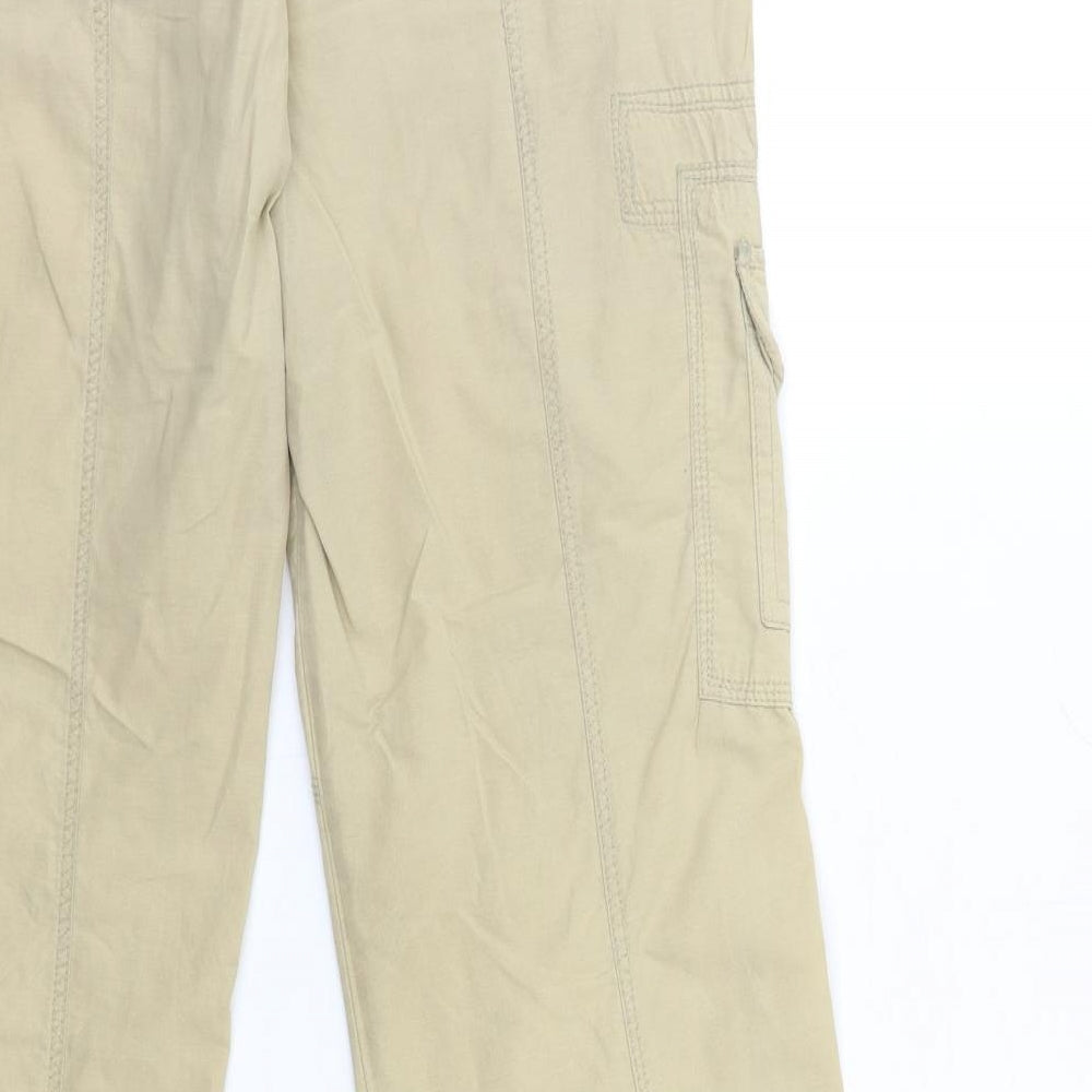 Debenhams Womens Beige   Trousers  Size 10 L31 in
