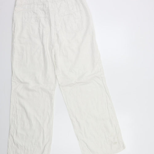 Preworn Womens White   Trousers  Size 34 in L30 in