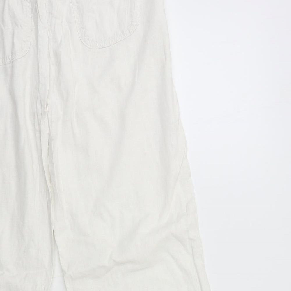 Preworn Womens White   Trousers  Size 34 in L30 in
