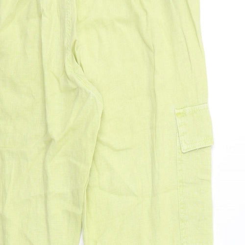 Principles Womens Green   Trousers  Size 14 L25 in