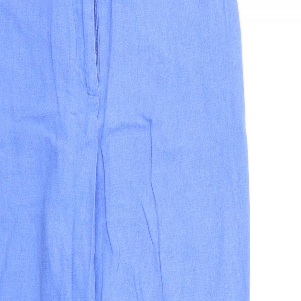 Marks and Spencer Womens Blue   Trousers  Size 12 L26 in